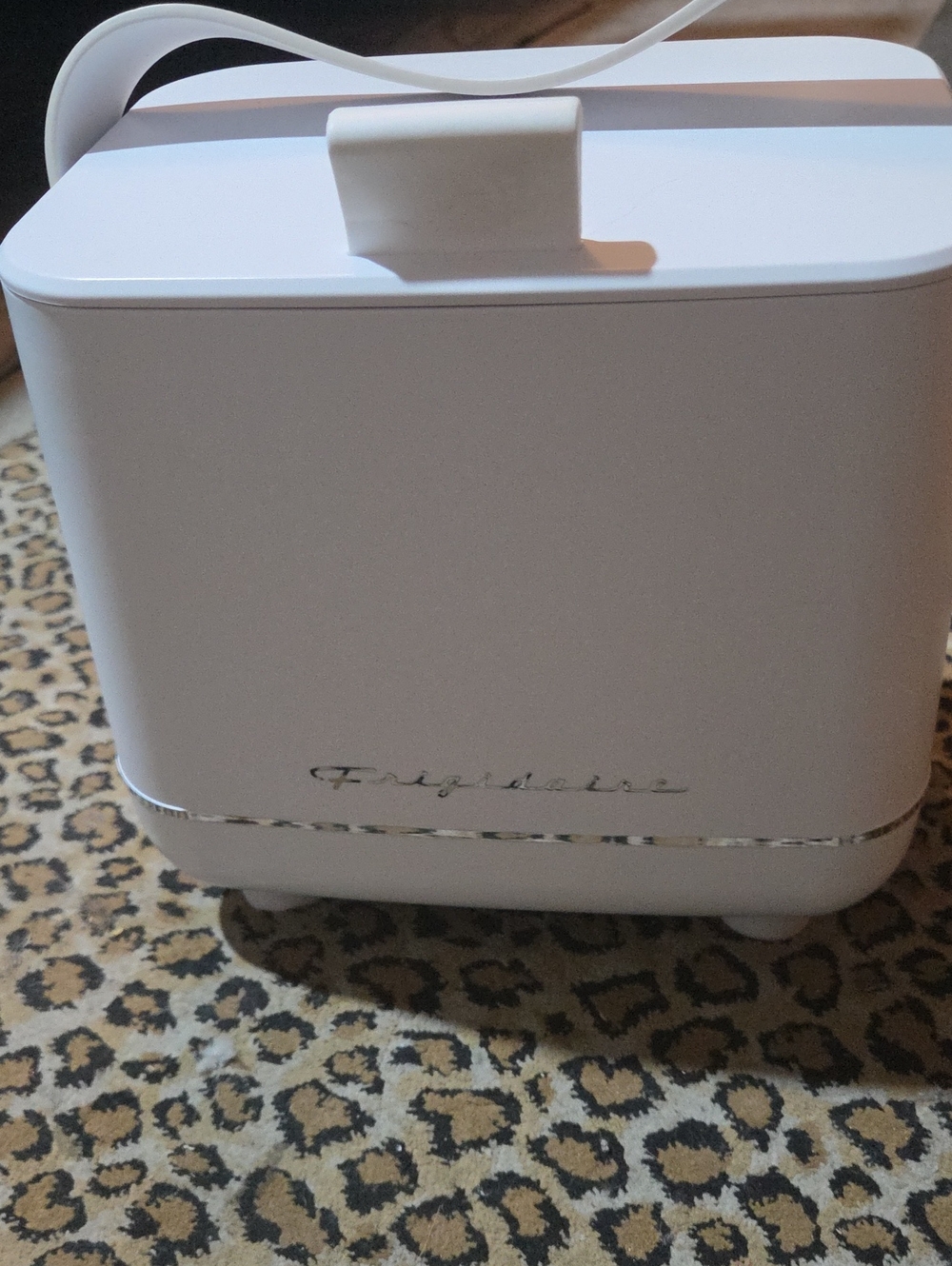 White Portable Audio/Video Accessory - Compact White Unit
